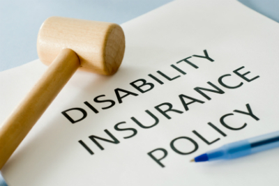 Disability auto insurance policy