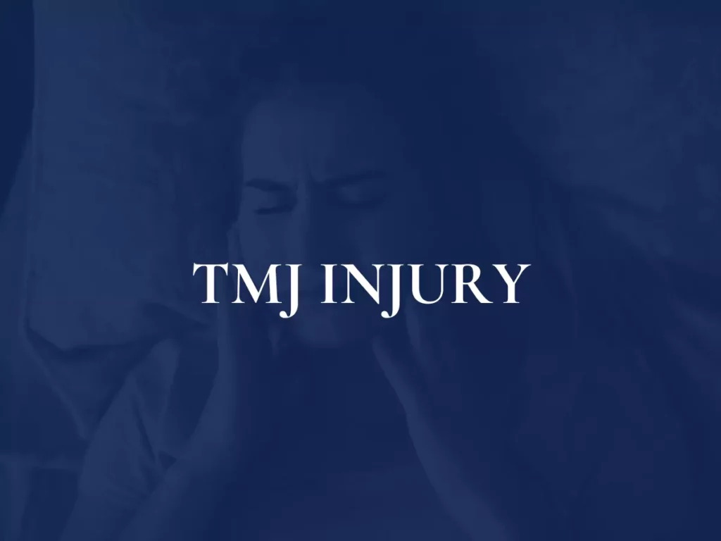 TMJ injury in edmonton