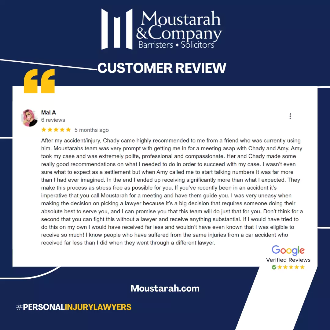 Moustarah Personal Injury Lawyer Review 2